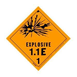  Explosive 1.1E Label, 4 X 4, hml 451, 500 Per Roll 
