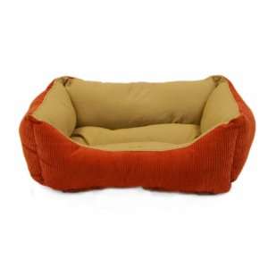  Happy Tails Cuddle Cube Corduroy, Rust