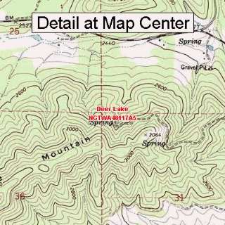  USGS Topographic Quadrangle Map   Deer Lake, Washington 