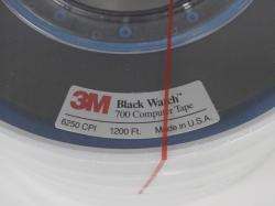 Pack of 3M Black Watch 700 Computer Tape 1200 Ft. New Sealed  