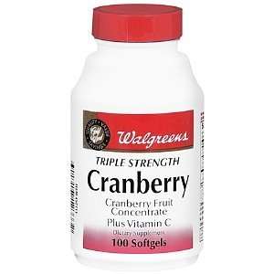  Cranberry Plus Vitamin C Triple Strength Softgels, 100 ea
