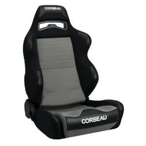 Corbeau LG1 Black Cloth w/Grey Cloth Inserts (sold in pairs)
