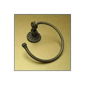  Corinthia Towel Ring (Anne at Home 1663 Cabinet Pewter 6.5 