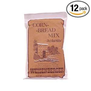 Weisenberger White Cornbread Mix, 5.5 Ounce (Pack of 12)  