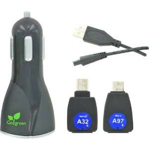  NEW Dual USB Car Charger With GPS Power Tip (Batteries 