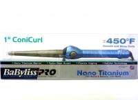 BabylissPro Nano Titanium ConiCurl Hair Curling Iron 1 074108247414 