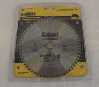 New DeWalt DW4712BL High Performance Masonry Blade 7 RO  