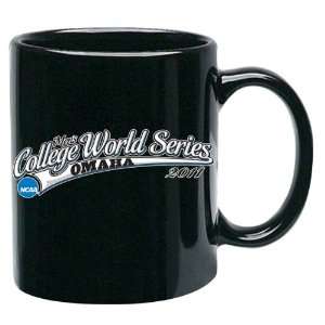 Mens 2011 NCAA College World Series 11oz. Black Sublimated Coffee Mug 