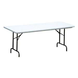  Correll Antimicrobial Blow Molded Plastic Folding Table 