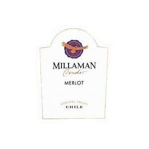  2010 Millaman Condor Merlot 750ml Grocery & Gourmet Food