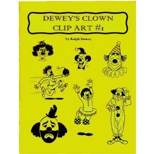   For All Occasions RB149 Deweys Clown Clip Art No 1 Toys & Games