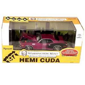   Mint   Plymouth HEMI Cuda (1971, 124, Purple) Toys & Games