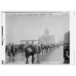  Market Place of Krusevac,Servia    Baggage Train