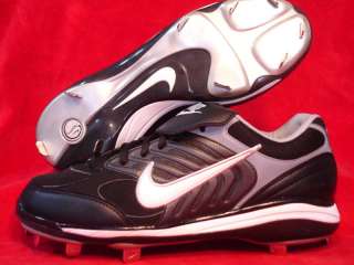 NIKE AIR ZOOM COOPERSTOWN IV BLACK BASEBALL CLEATS NEW  