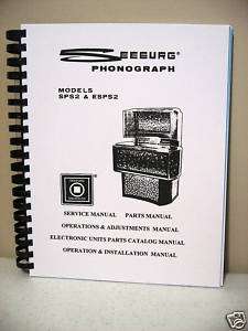 Seeburg Model SPS2 & ESPS2 Jukebox Manual  