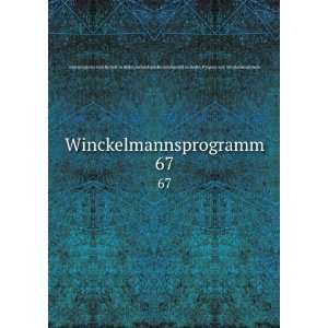   zum Winckelmannsfeste ArchÃ¤ologische Gesellschaft zu Berlin Books