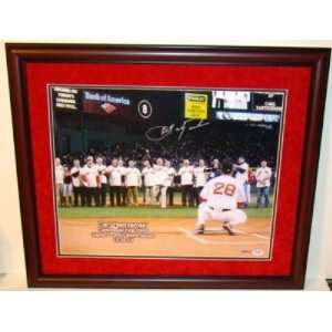  Autographed Carl Yastrzemski Picture   NEW Custom Framed 