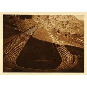  1926 Delphi Greece Archaeology Stadium Ruins Parnassus 