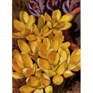 FRAMED oil paintings   Stanley Spencer   24 x 32 inches   Crocuses
