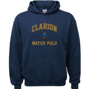  Clarion Golden Eagles Navy Youth Water Polo Arch Hooded 