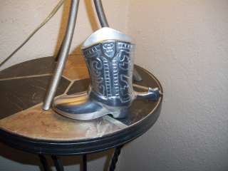 Stainless Steel Cowboy Boot with Spur attached. Heavy and made SOLID 