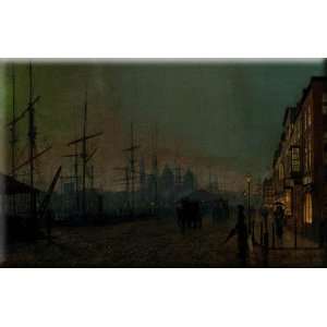  Humber dockside, Hull 30x19 Streched Canvas Art by 