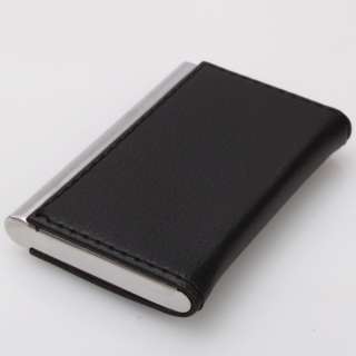Business ID/Credit Card Holder Wallet Case Aluminum + Artificial 