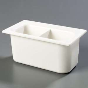  Coldmaster Standard Food Pan Third Size Divided White 