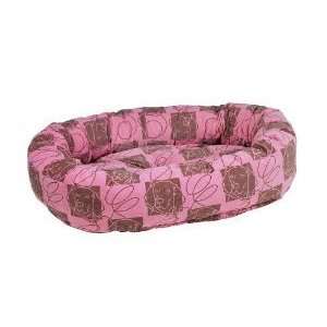   Donut Dog Bed, Microvelvet Tickled Pink, Medium 35