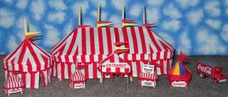 These tents are designed for the skilled modeler, permanent mounted is 
