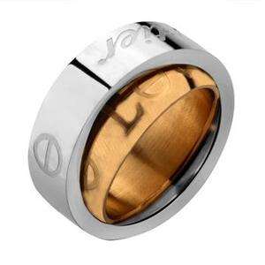 Fashion SILVER PLATED gold RING, M27  