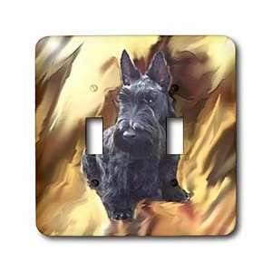 Dogs Scottie   Scottish Terrier   Light Switch Covers   double toggle 