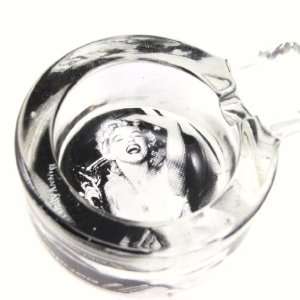  Glass ashtray Marilyn Monroe.
