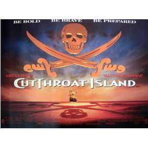  Cutthroat Island   Original British Quad Movie Poster 