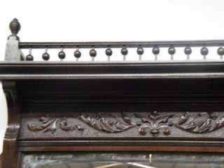 NICE AMERICAN VICTORIAN CARVED TOP AND BOTTOM FIREPLACE MANTEL #156 