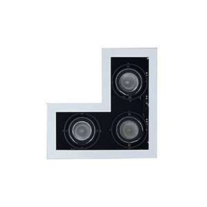 JESCO Modulinear 3 Light 6.125in. Double Gimbal Corner Recessed New 