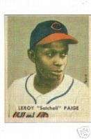 Leroy Satchell Paige 1989 Bowman Reprint Of 1949 Card  