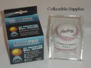 24 ULTRA PRO UV PROTECTED SQUARE BASEBALL HOLDERS CUBES  