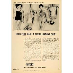  Nemours & Co. Bathing Suit Women   Original Print Ad