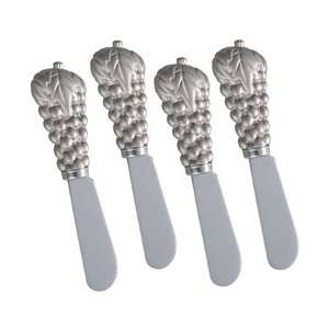  Cheese Spreader  Grapes, set of 4 pieces