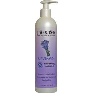  JASON Natural Lavender Body Wash, 12 oz Bottles, (Pack of 