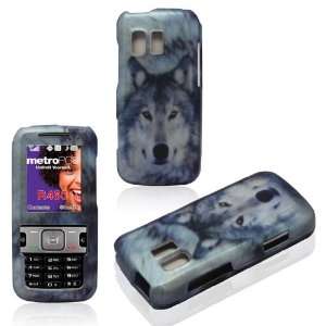  2D Snow Wolf Samsung Straight Talk R451c, TracFone SCH 
