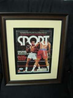 Muhammad Ali Framed Auto Magazine PSA/DNA Signature  