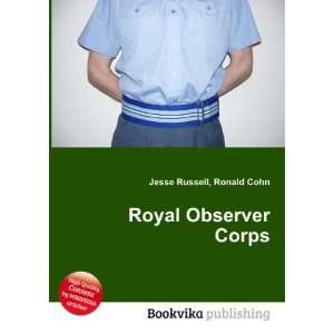  Royal Observer Corps Ronald Cohn Jesse Russell Books