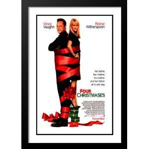 Four Christmases Framed and Double Matted 20x26 Movie Poster  