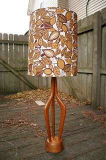 60s danish modern lamp set   restored w/custom shades  