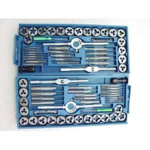  NEW 80 piece TAP AND DIE SET both SAE & METRIC + CASES 