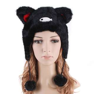 Cosplay Animal Cute Hat Furry Beanie Cap Penguin Bear  