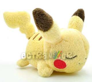 Cute Pokemon BW 4.5 PIKACHU Soft Plush Doll/PC1049  