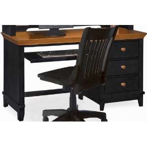 Black with Maple American Drew Sterling Pointe Wood Computer Desk in 